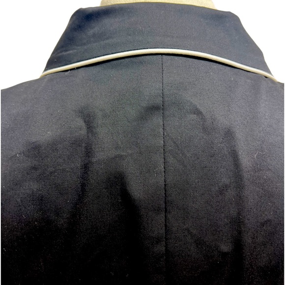 Pendleton NWT womens blazer/ jacket in size 18 black with creamy white piping - Picture 6 of 11